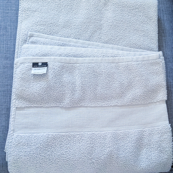 Hotel Collection Soft Gray Very Large Towel Bath Sheet - Picture 2 of 4